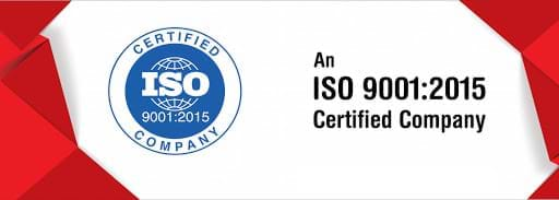 ISO 9001:2015 Certified Company