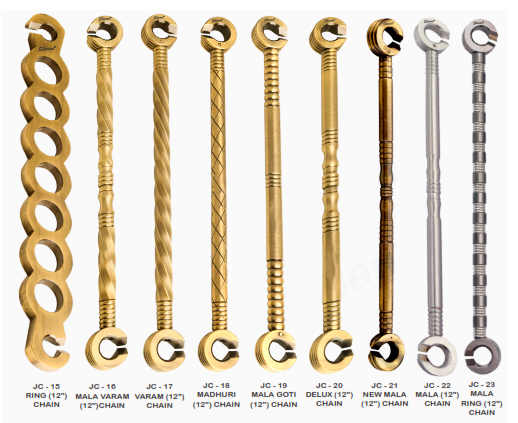 Brass Jhula Rods