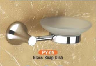 Glass Soap Dish Pyramid Series (PY - 05)